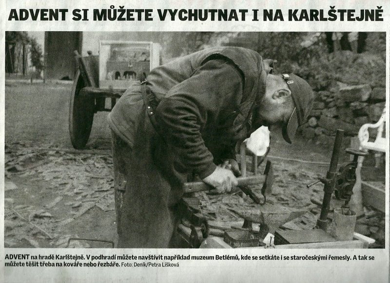 Adventni kovani - Kladenský deník